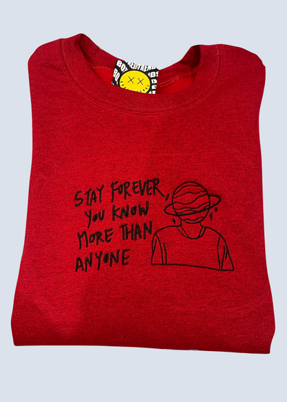 Stay Forever Pluto Projector (Rex Orange County) Embroidery