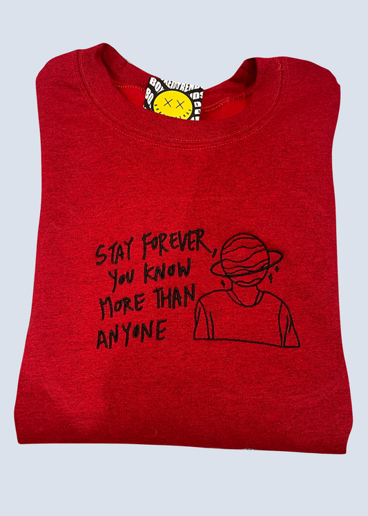 Stay Forever Pluto Projector (Rex Orange County) Embroidery