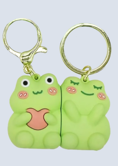 Magnetic Animal Matching Hugging Keychains