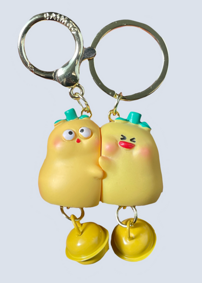 Magnetic Animal Matching Hugging Keychains
