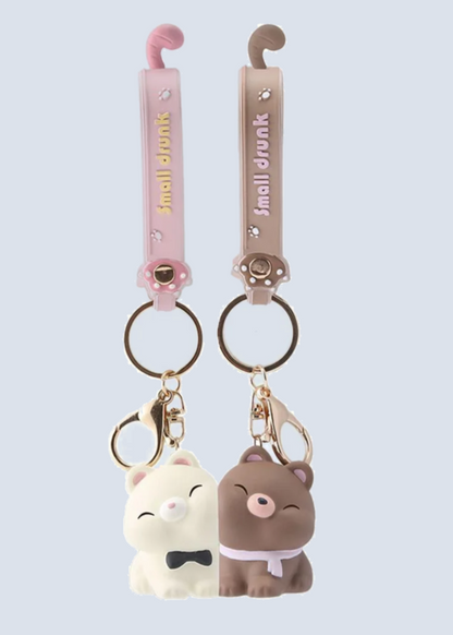 Magnetic Animal Matching Hugging Keychains