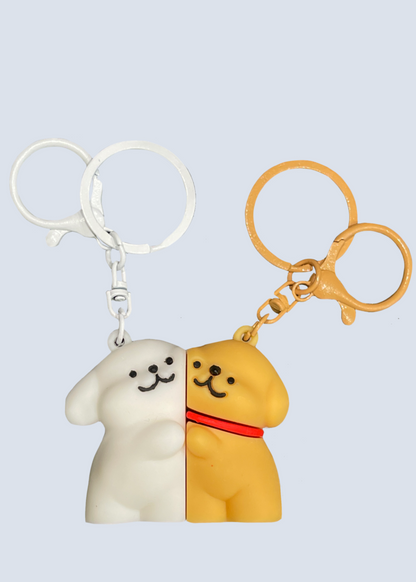Magnetic Animal Matching Hugging Keychains