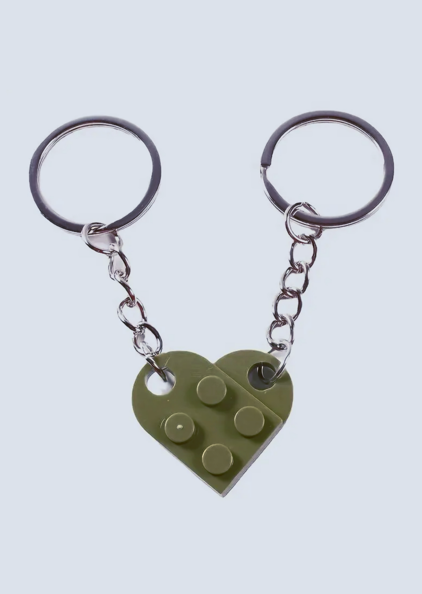 Matching Connecting Brick Keychains