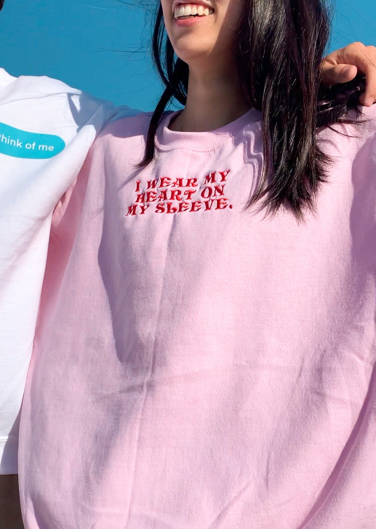 I Wear My Heart on My Sleeve Embroidery (SLEEVE EMBROIDERY)