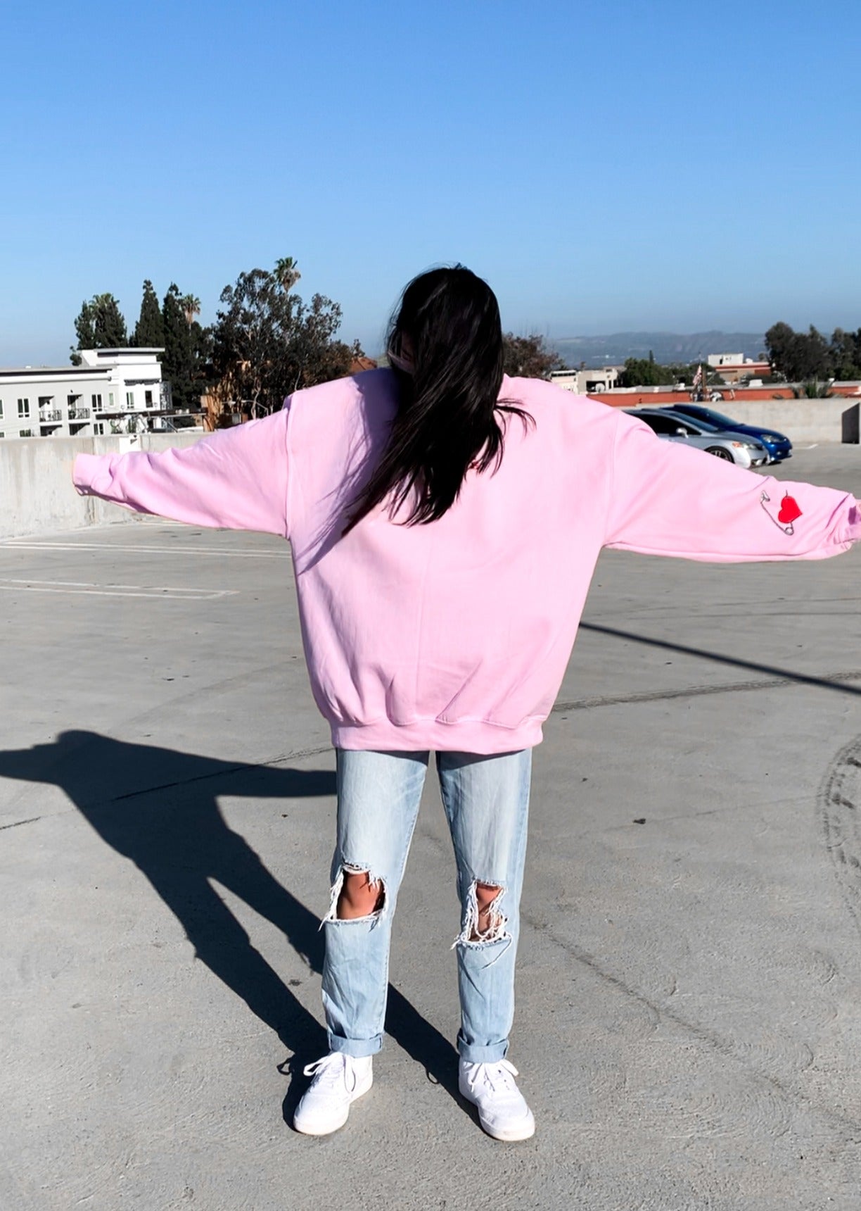 I Wear My Heart on My Sleeve Embroidery (SLEEVE EMBROIDERY)