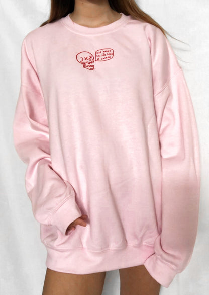 "Not Gonna Lie, Life Kinda Sucked" Vinyl Sweatshirt