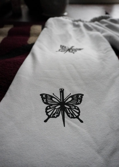 Butterfly Knives Printed Sweatpants