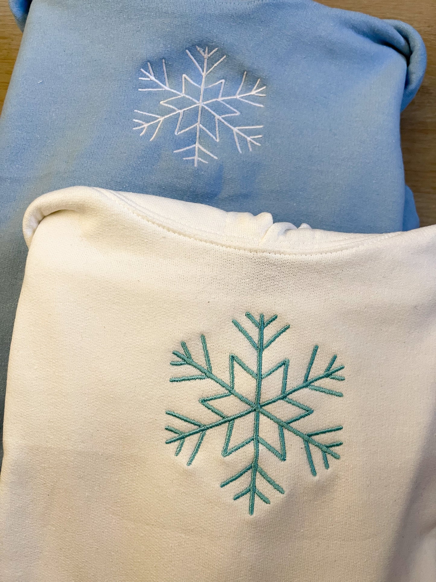 Snowflake Embroidered Matching Set