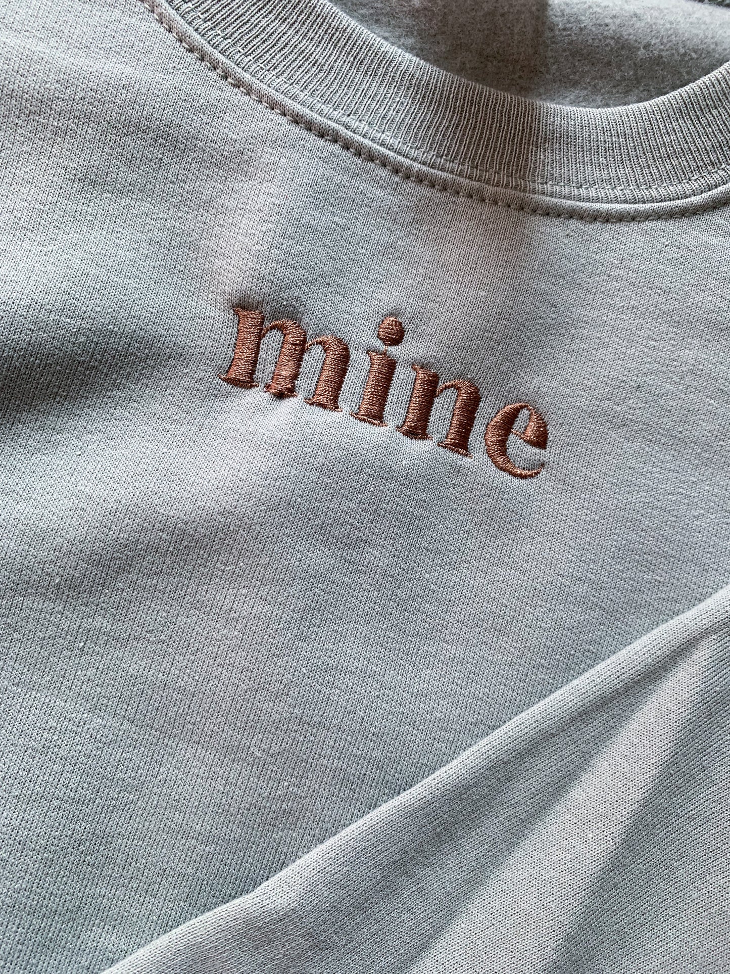 "mine" "yours" Embroidered Matching Set