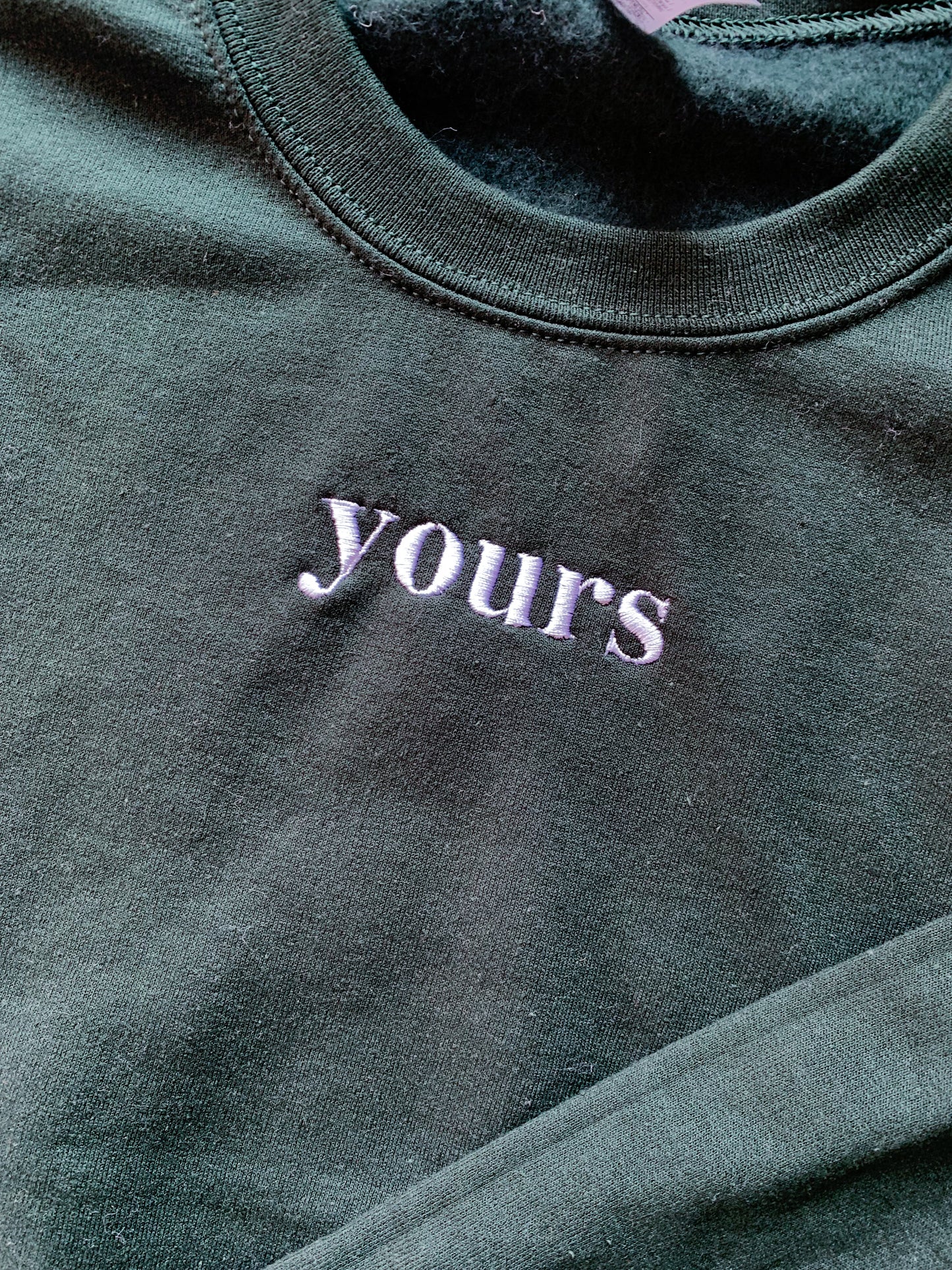 "mine" "yours" Embroidered Matching Set