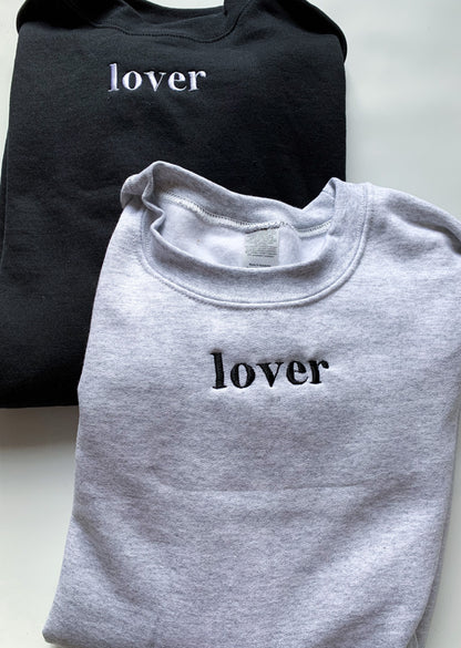 "lover" Embroidered Matching Set