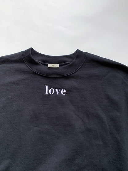 "Love" "Always" Embroidered Matching Set