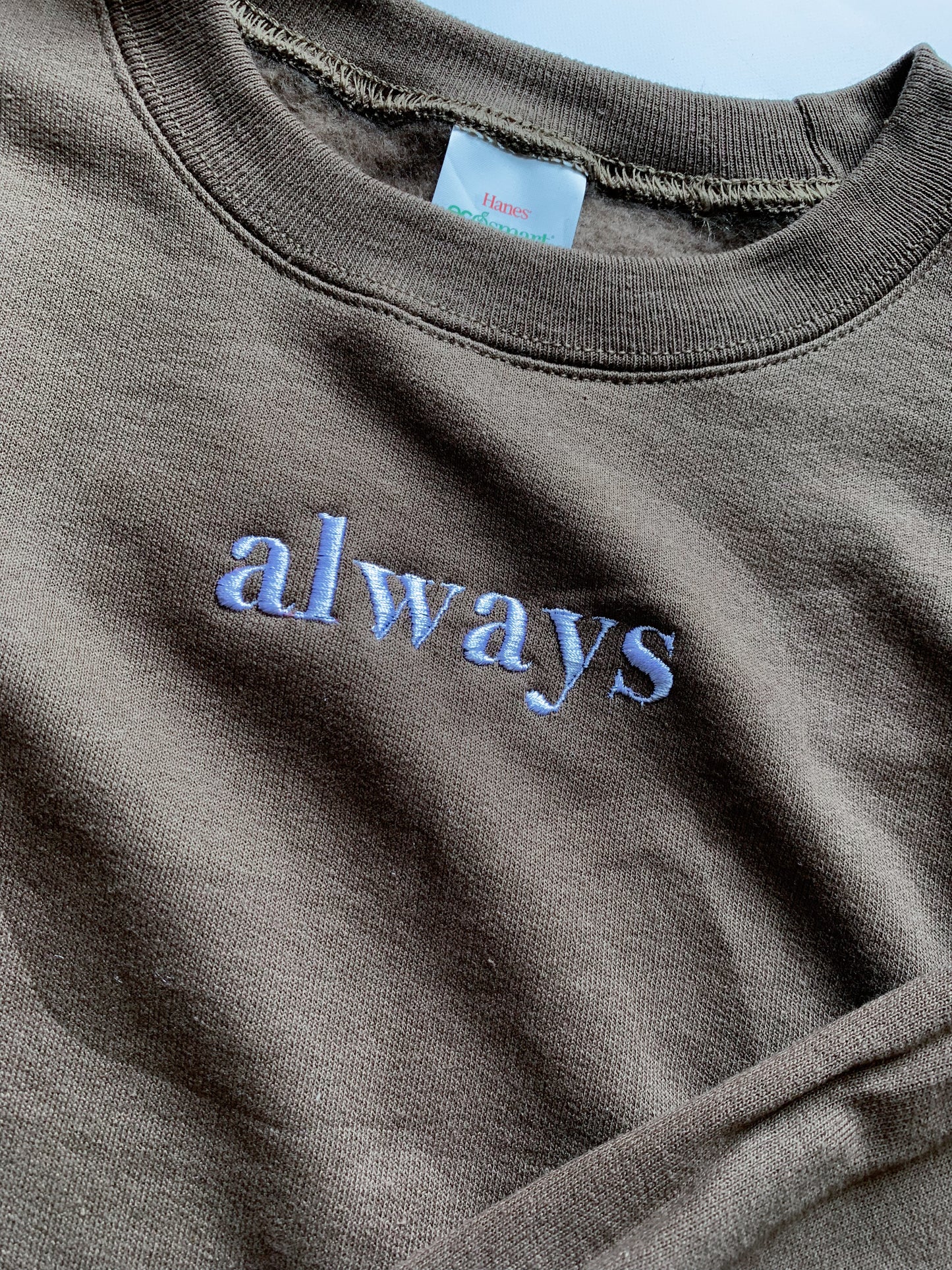 "Love" "Always" Embroidered Matching Set
