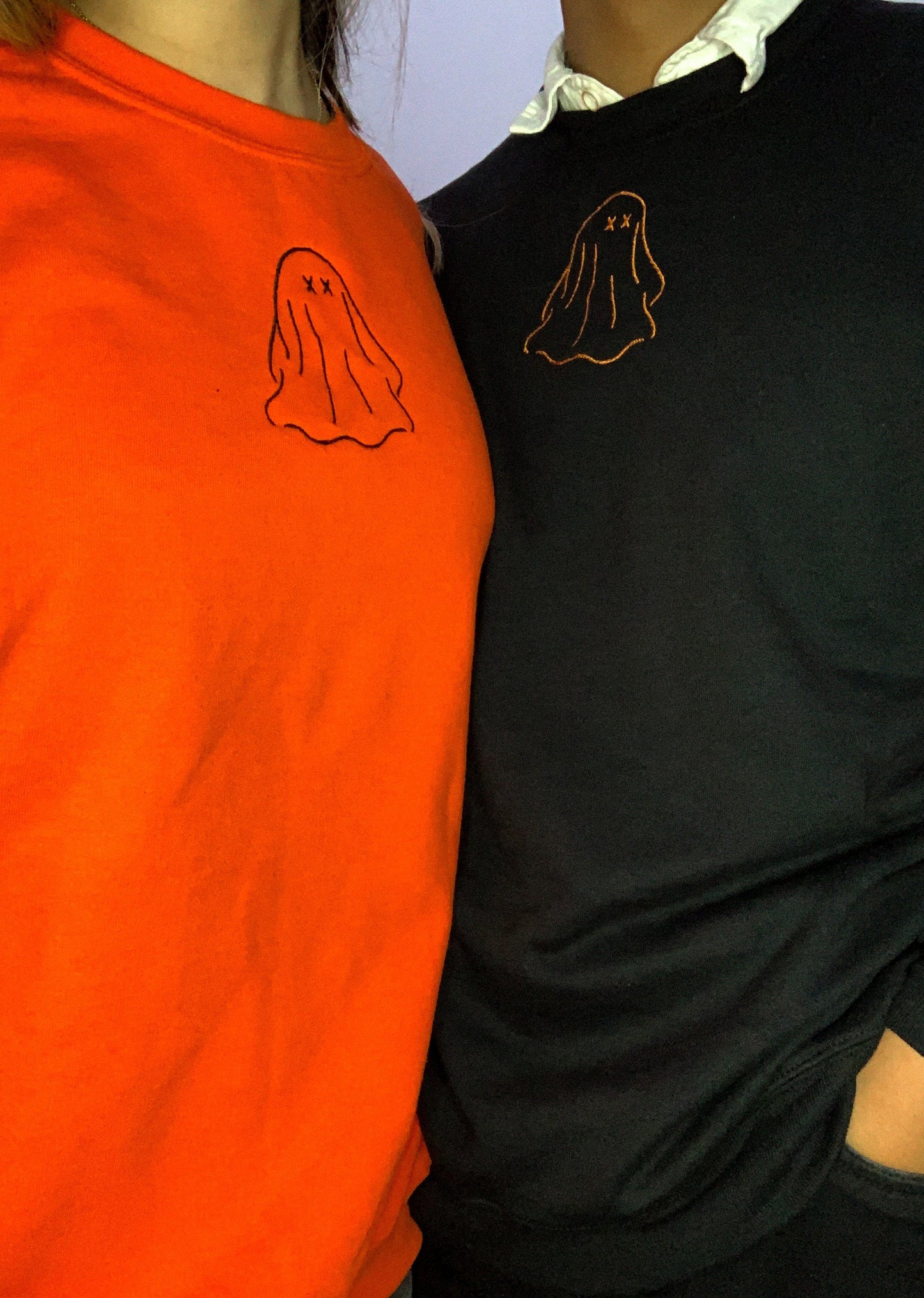 Matching Embroidered Ghost Set