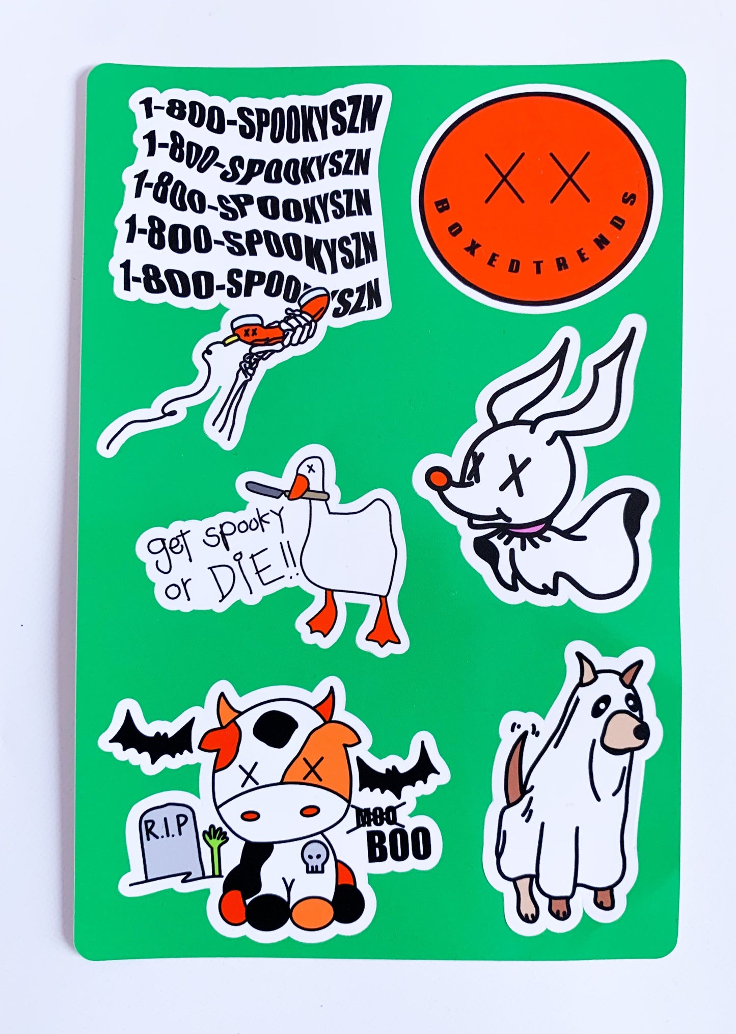 6 Piece Halloween 2021 Sticker Sheet