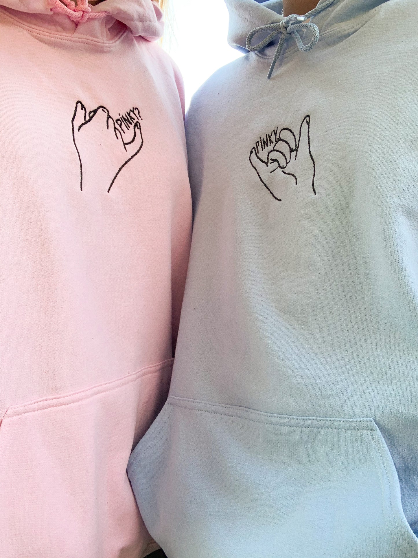 Pinky Promise Matching Embroidery