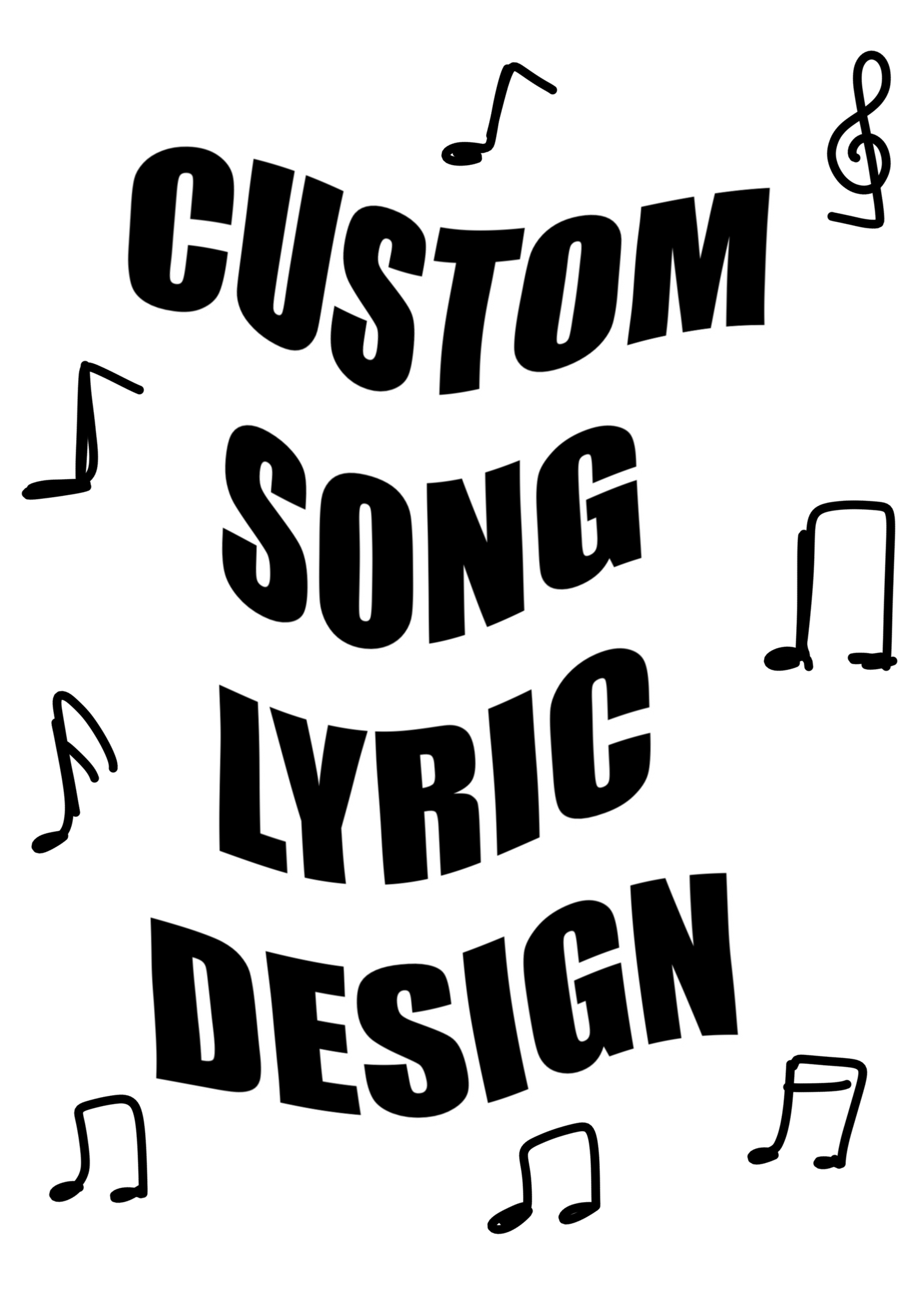Custom Song Lyric Design