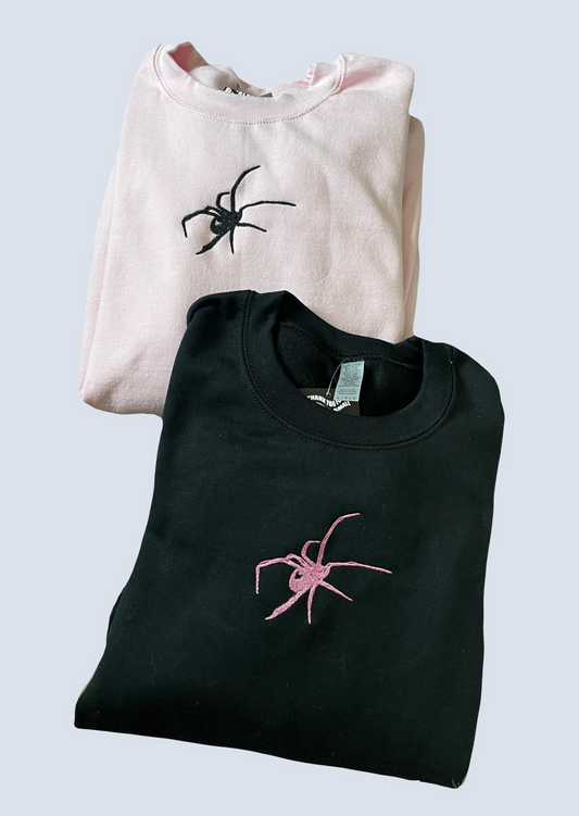 Spider Embroidered Matching Set