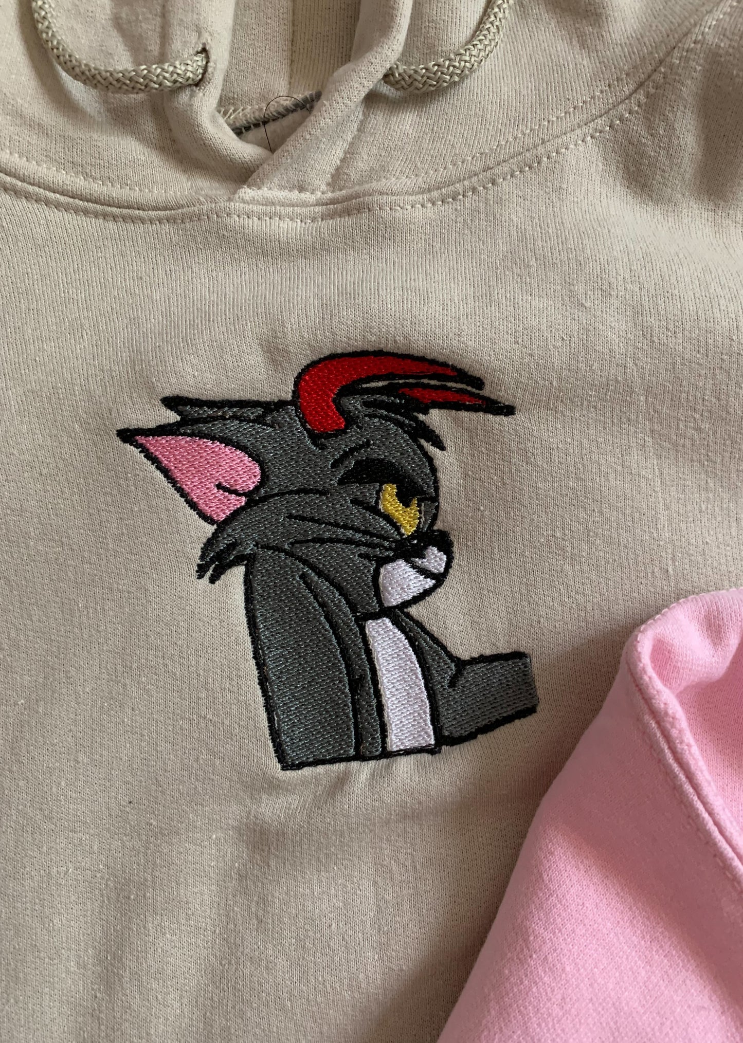 Tom and Jerry Matching Embroidered Set