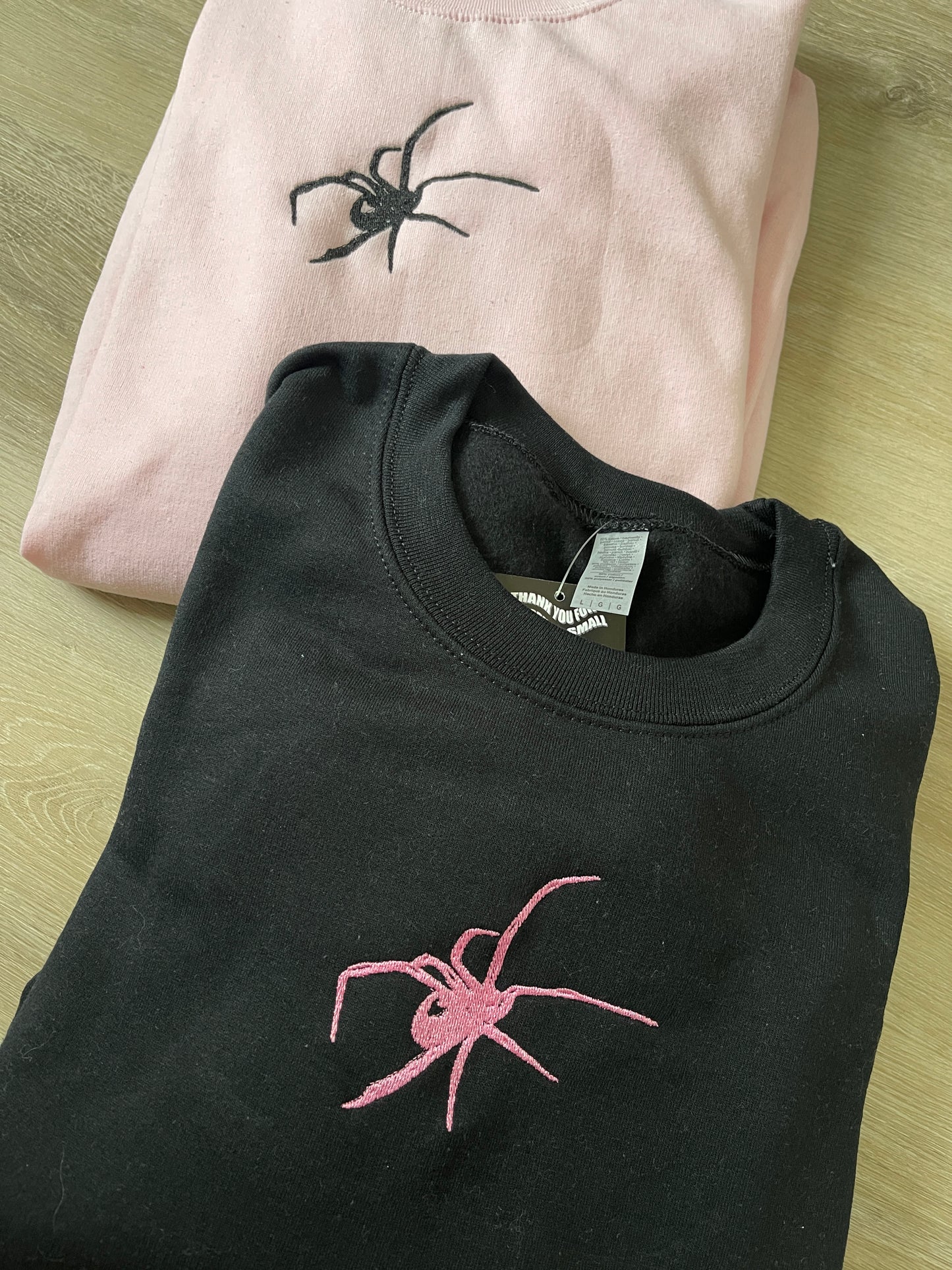 Spider Embroidered Matching Set