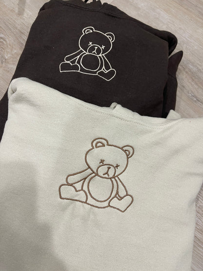 Teddy Bear Embroidered Matching Set