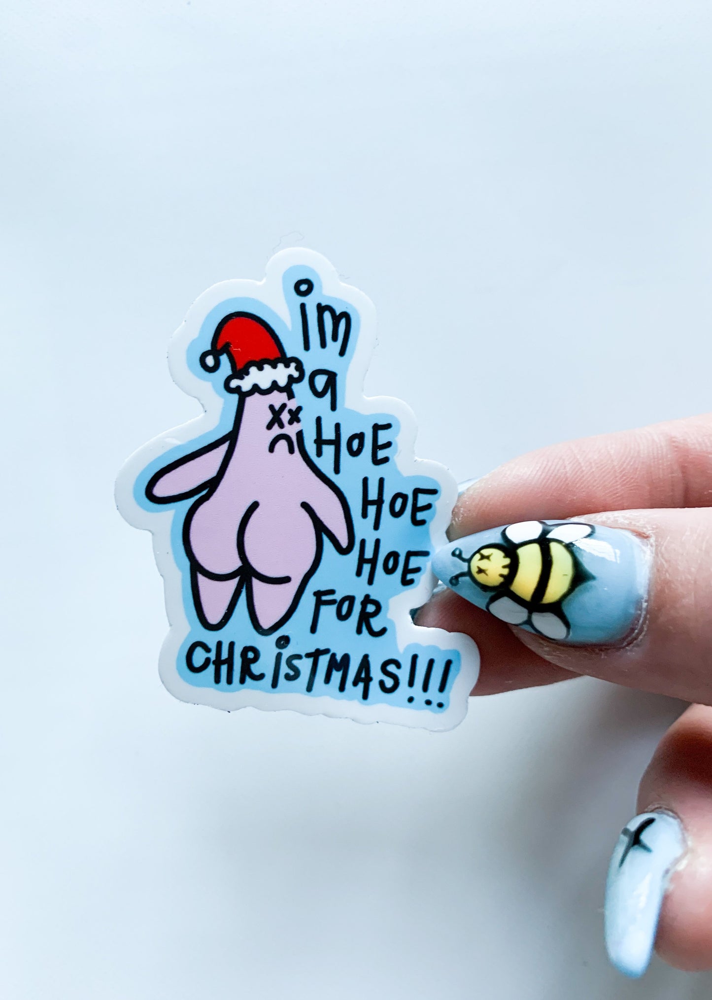 I'm a Ho Ho Ho for Christmas Christmas Vinyl Glossy Sticker