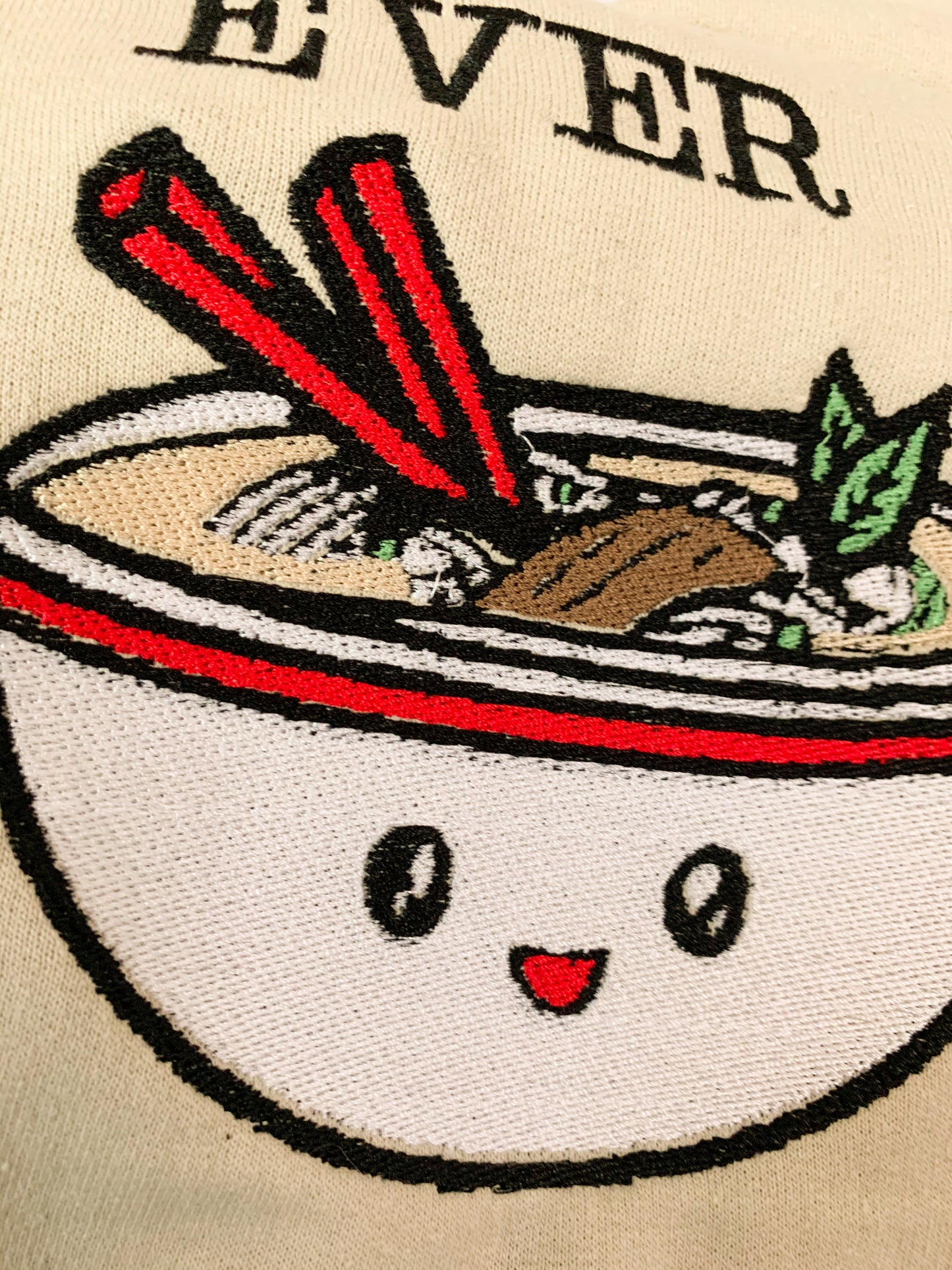 Matching Pho Embroidered Sweatshirt Set