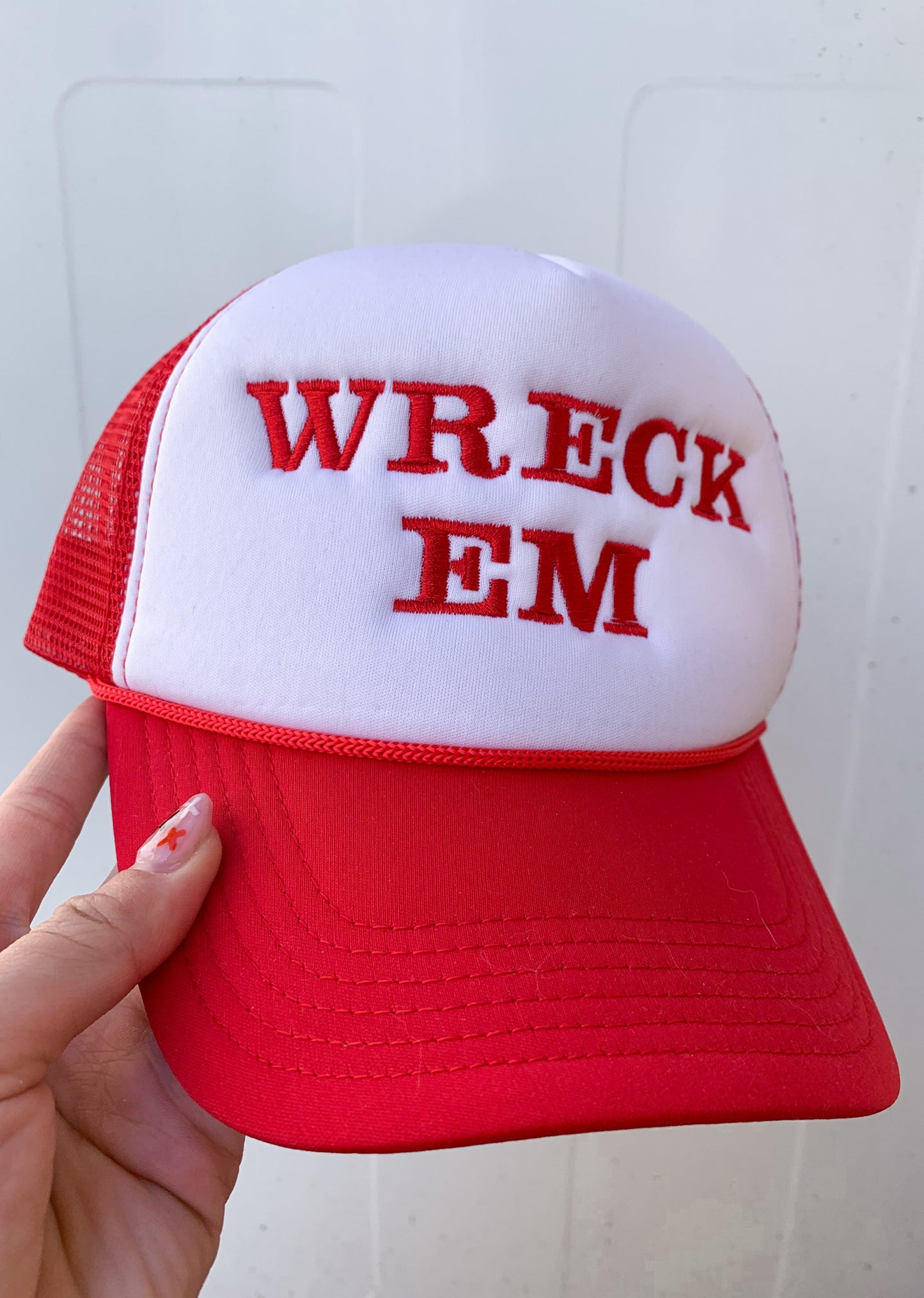 Custom Embroidered Text Trucker Foam Hats