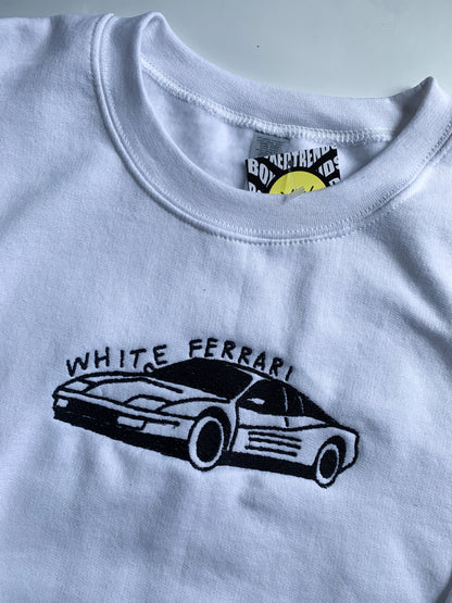 White Ferrari (Frank Ocean) Embroidery