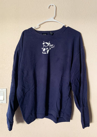 Ghost Cow Thrifted Vinyl Sweatshirt