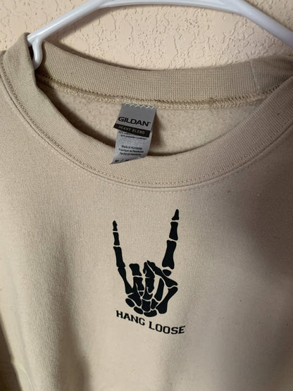 Hang Loose Thrifted Vinyl Sweatshirt