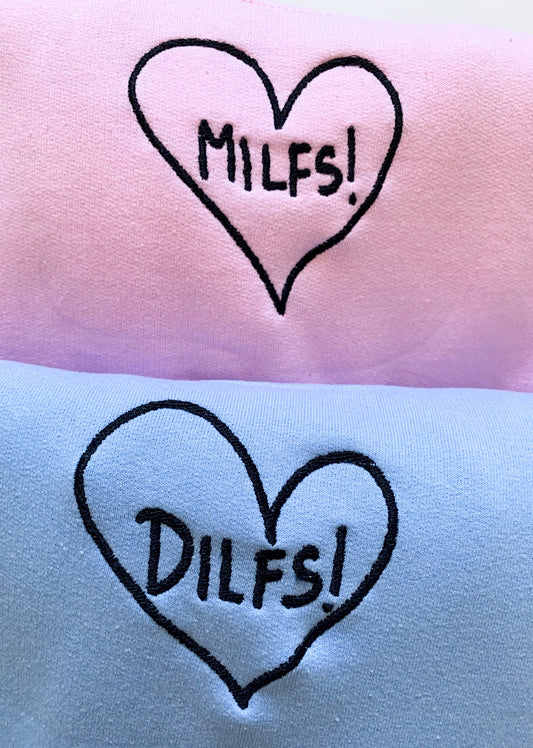 Milfs and Dilfs Embroidered Matching Set