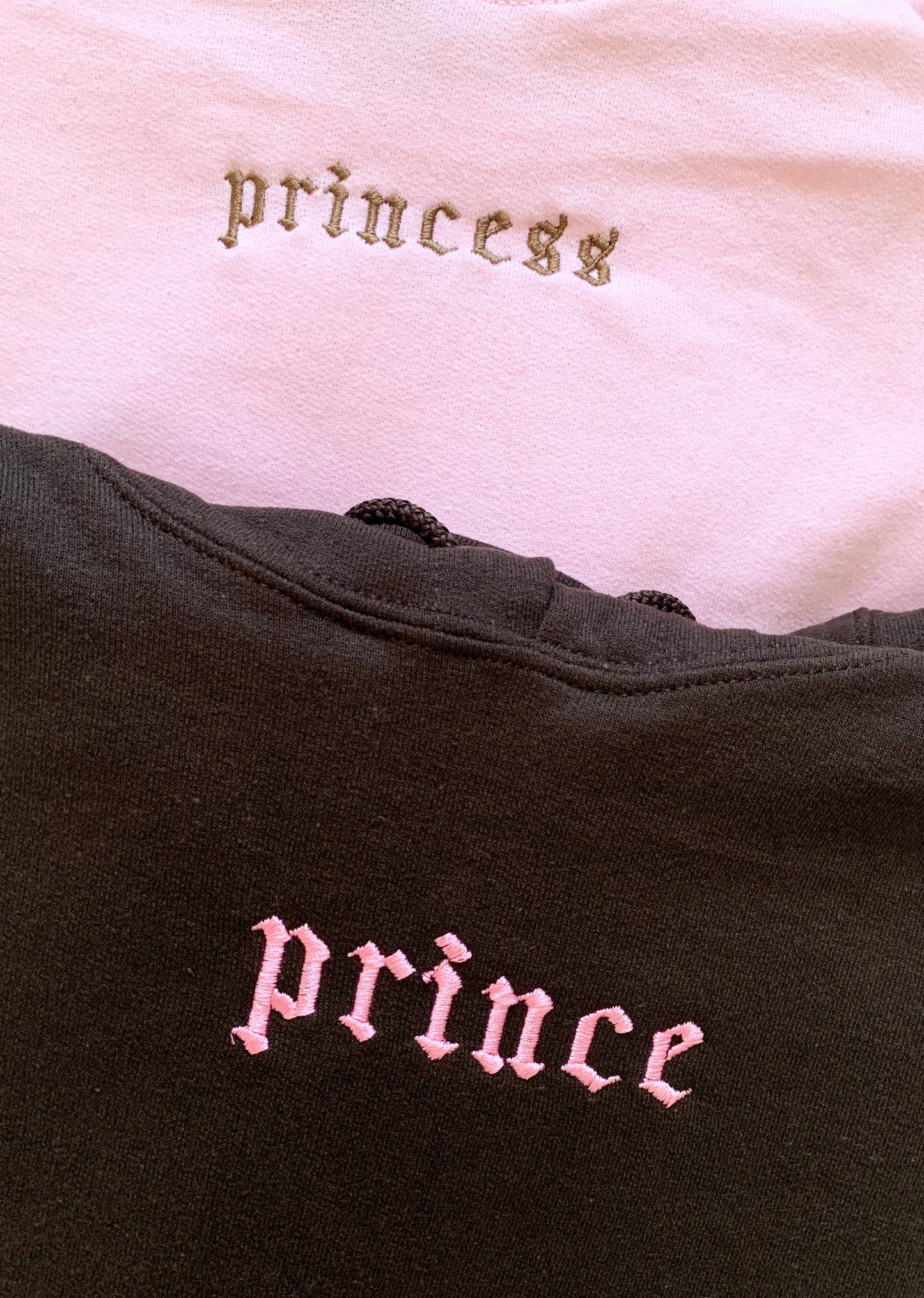 Princess and Prince Embroidered Matching Set