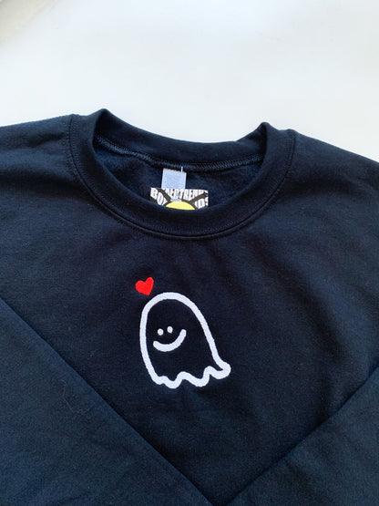 Heart Ghosts Embroidered Set