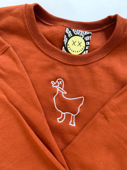 Knife Duck and Goose Embroidered Set