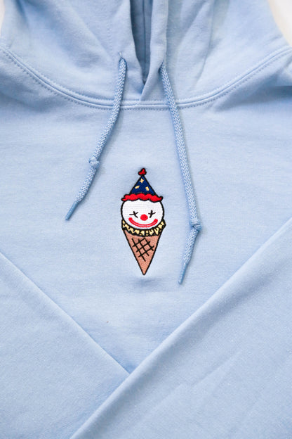 Ice Cream Clown Embroidery