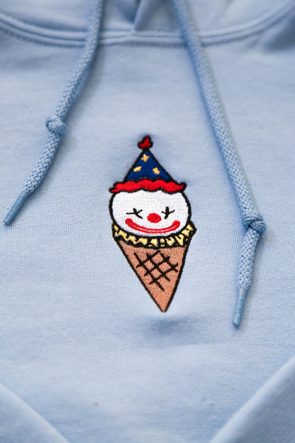 Ice Cream Clown Embroidery
