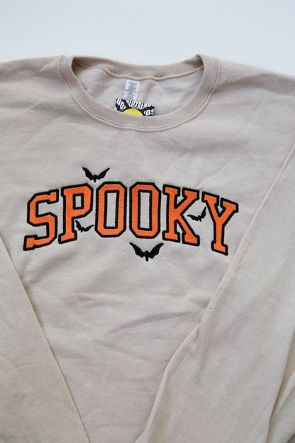 Spooky Bat Spellout Embroidery