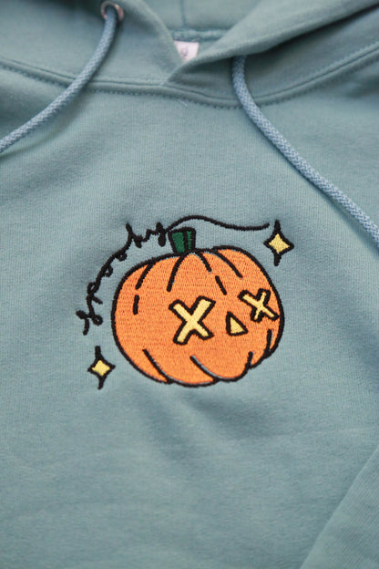 Spooky Pumpkin Embroidery