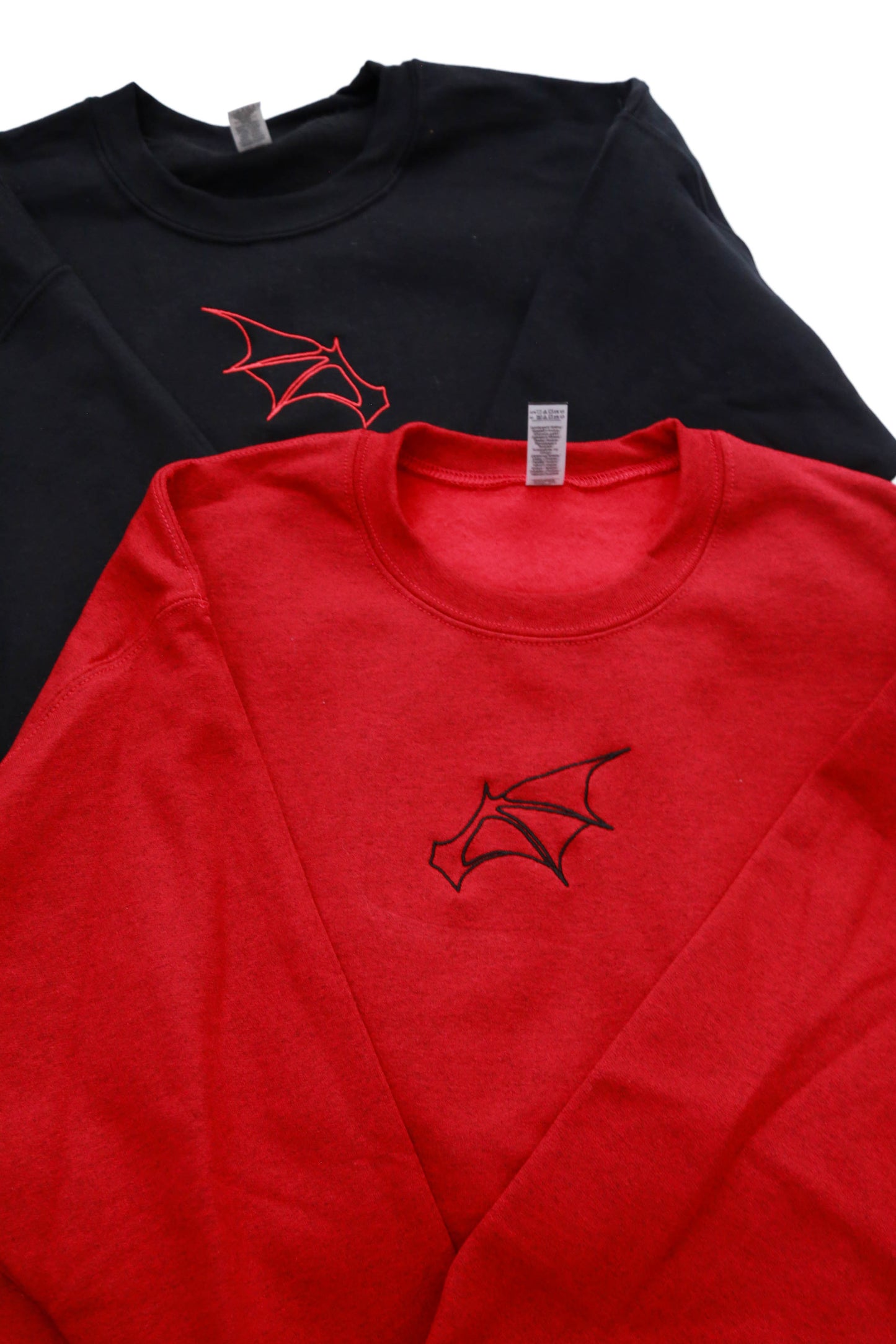Bat Wing Embroidered Matching Set