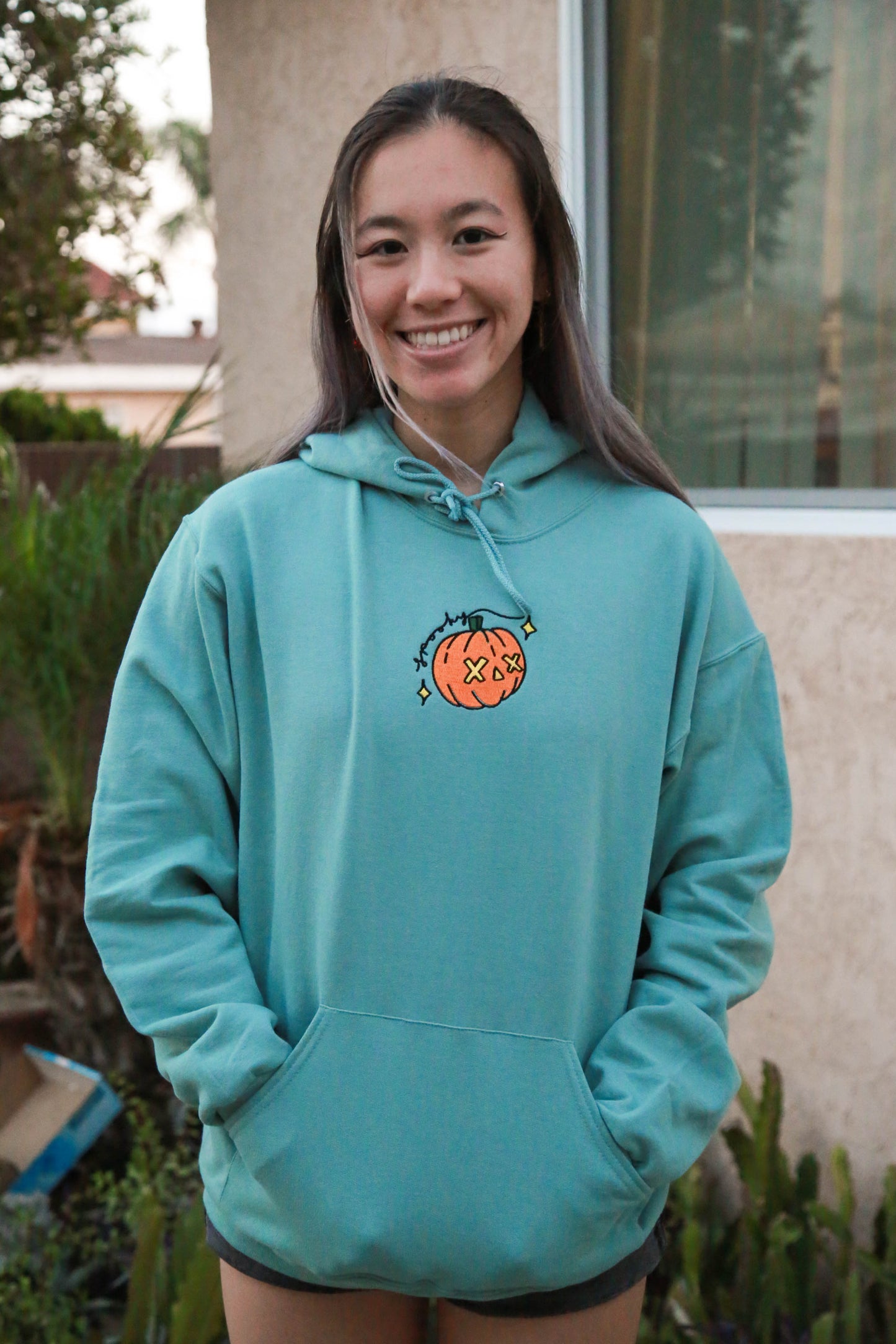 Spooky Pumpkin Embroidery