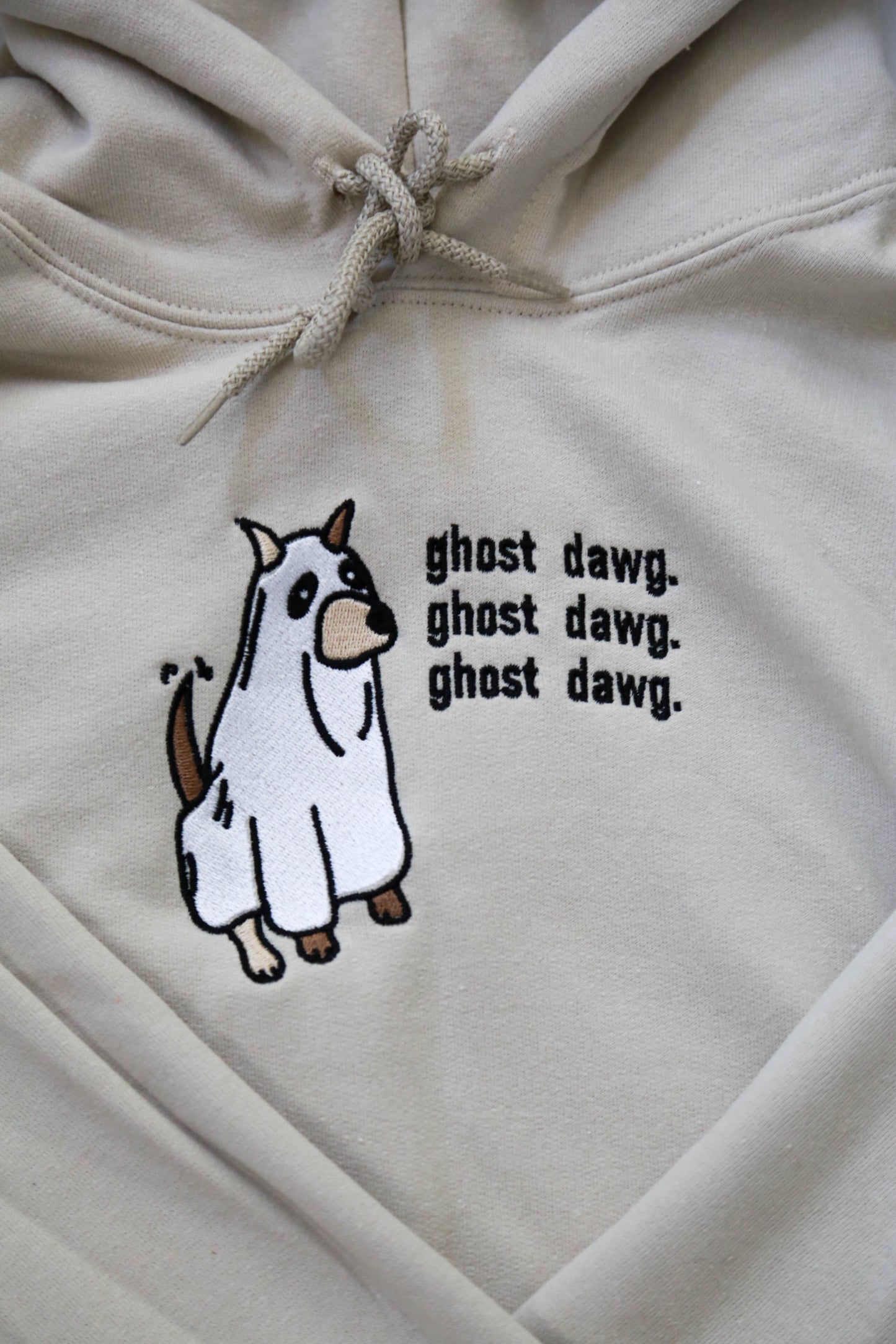 Ghost Dawg Embroidered Hoodie