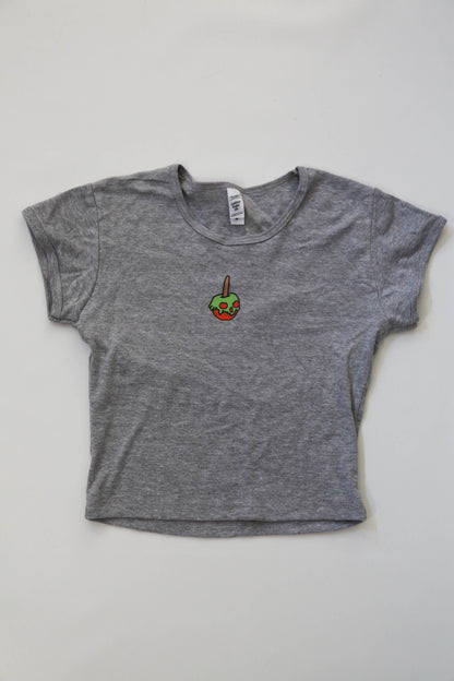 Posion Candy Apple Baby Crop Tee