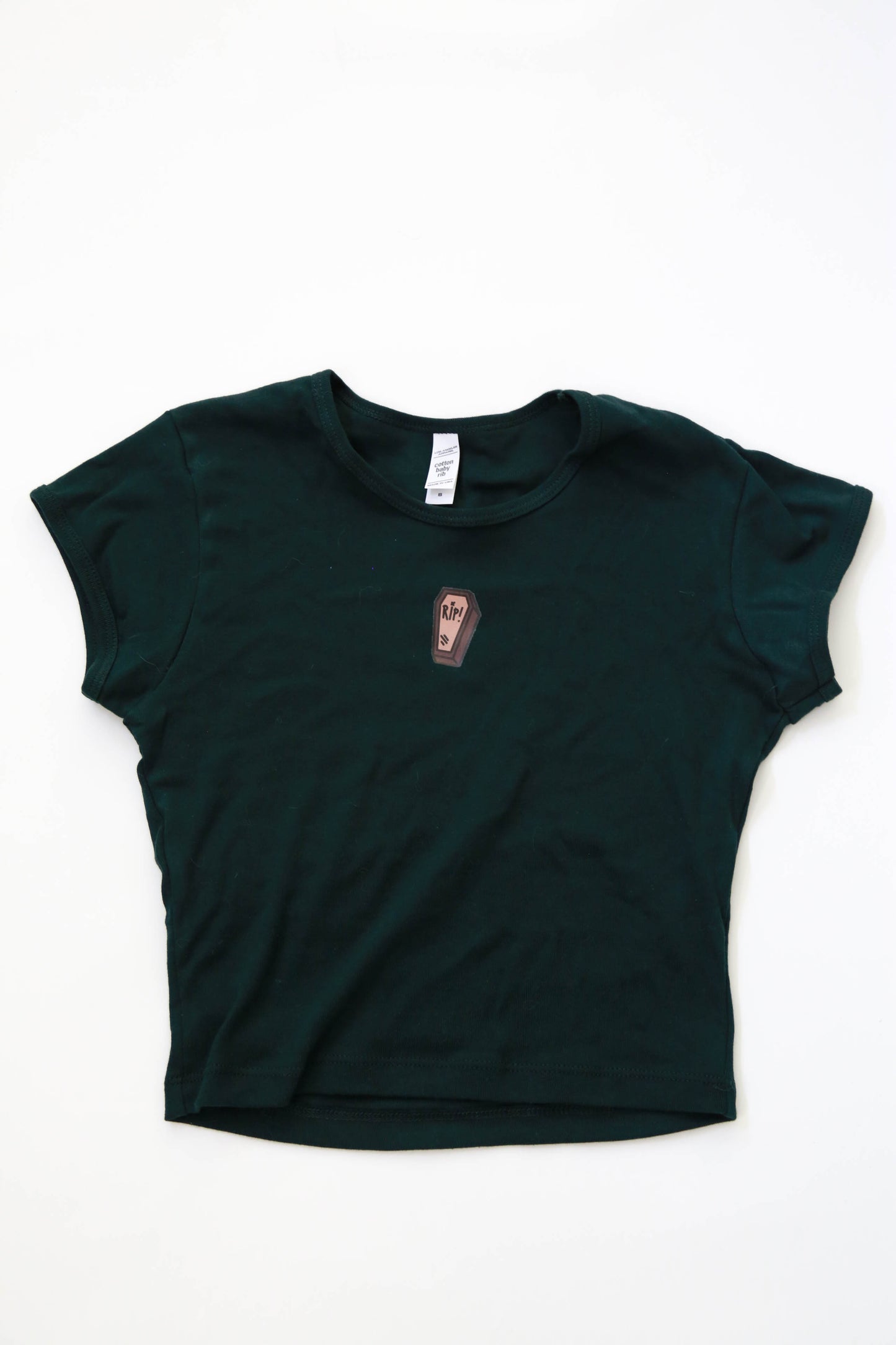 Rip Coffin Baby Crop Tee