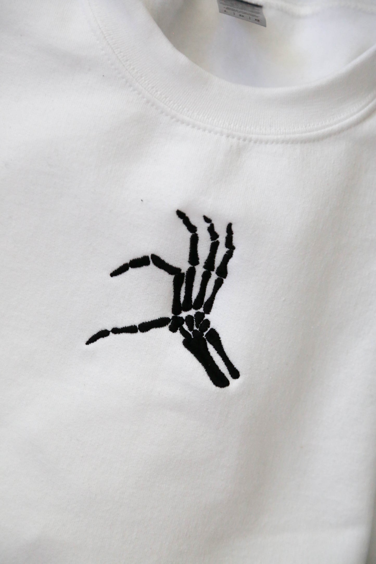 Heart Skeleton Hand Embroidered Matching Set