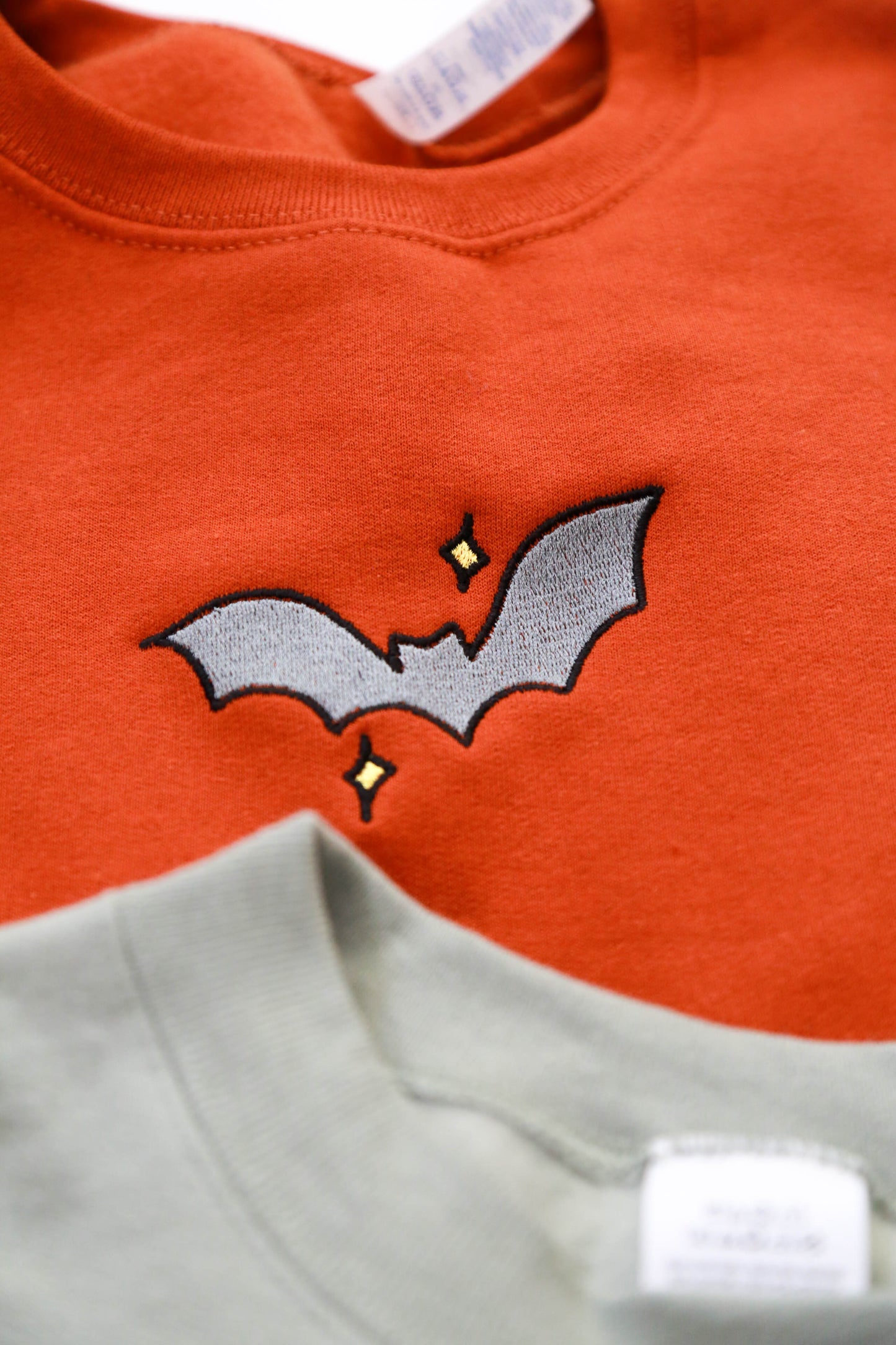 Flying Bat Embroidered Matching Set