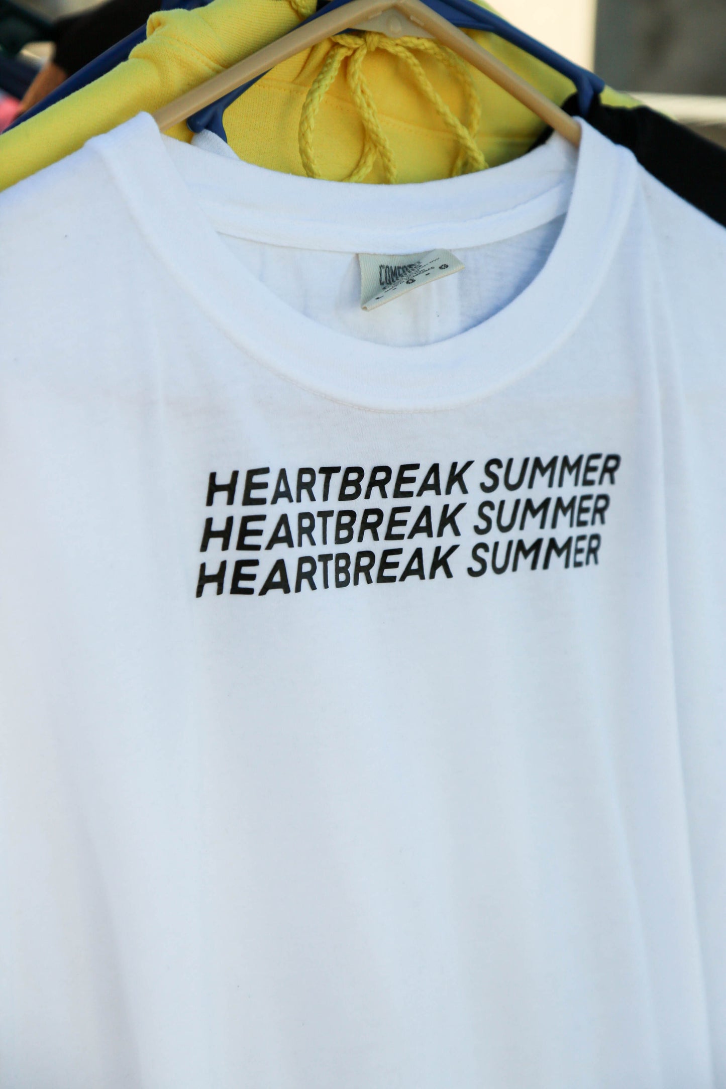 HEARTBREAK SUMMER x 3 Comfort Color Vinyl Tee