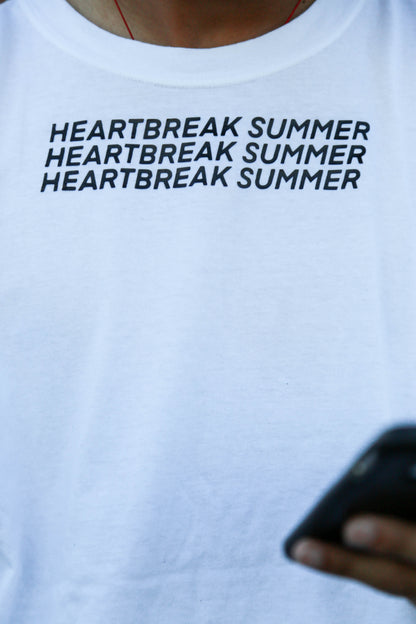 HEARTBREAK SUMMER x 3 Comfort Color Vinyl Tee