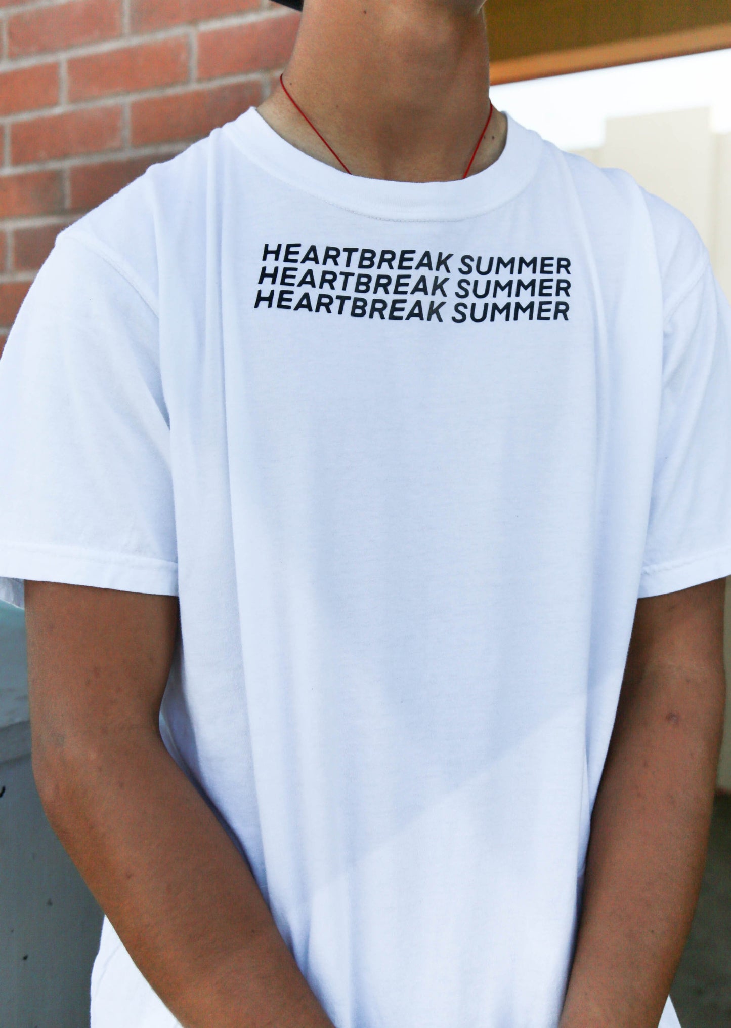 HEARTBREAK SUMMER x 3 Comfort Color Vinyl Tee