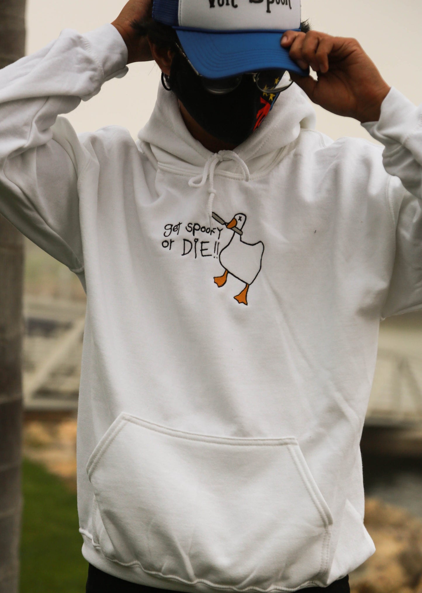 Get Spooky Goose Hoodie